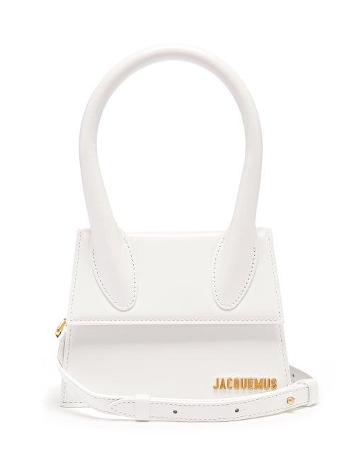 Jacquemus - Chiquito Medium Leather Bag - Womens - White