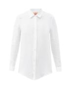 Matchesfashion.com Le Sirenuse, Positano - Sparrow Linen Shirt - Womens - White