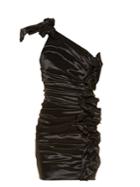 Isabel Marant Nyree One-shoulder Ruched Mini Dress