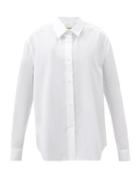 Khaite - Argo Washed Cotton-poplin Shirt - Womens - White
