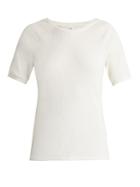 Bliss And Mischief Ribbed Cotton-jersey T-shirt