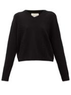 Matchesfashion.com Gucci - Logo-appliqu Wool Sweater - Womens - Black