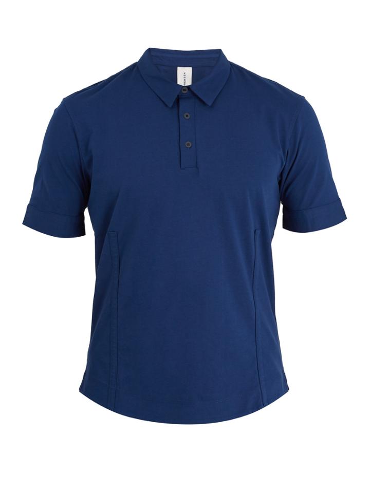 S0rensen Driver Point-collar Cotton-jersey Polo Shirt