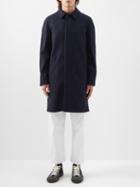 A.p.c. - Auster Wool-blend Overcoat - Mens - Navy