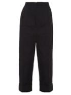 Marni Mid-rise Cropped Cotton Trousers