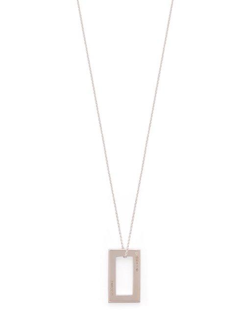 Matchesfashion.com Le Gramme - Le 3.4 Sterling Silver Necklace - Mens - Silver