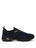 Matchesfashion.com Prada - Knitted Slip On Trainers - Mens - Black Multi