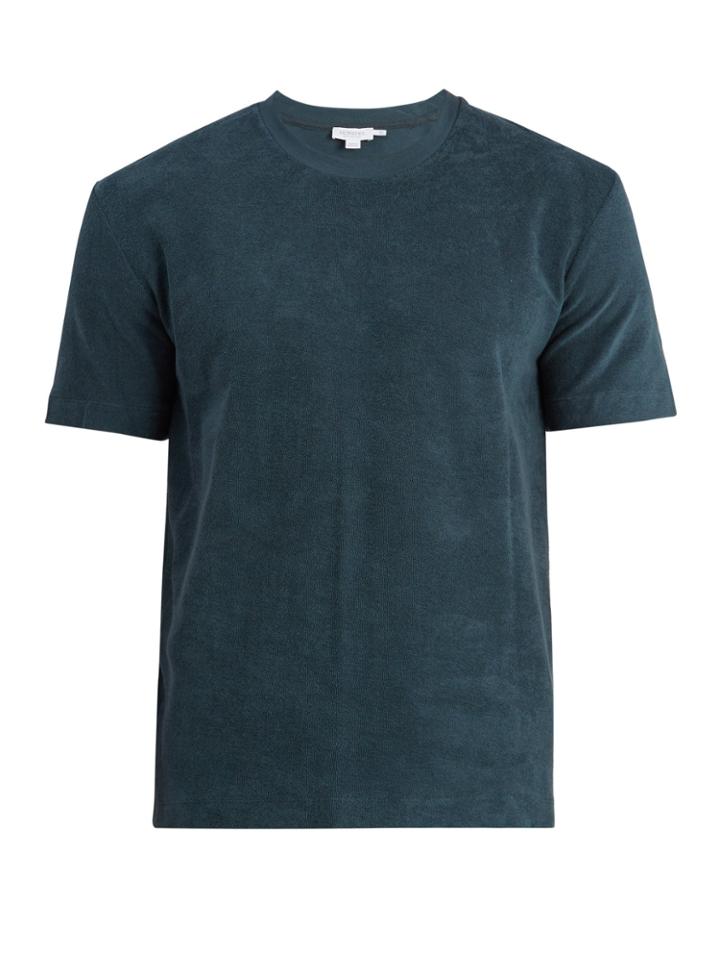 Sunspel Crew-neck Cotton Terry-towelling T-shirt