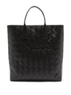 Mens Bags Bottega Veneta - Intrecciato Leather Tote Bag - Mens - Black