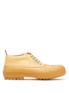 Matchesfashion.com Jacquemus - Meuniers Leather And Rubber Lace Up Shoes - Mens - Beige