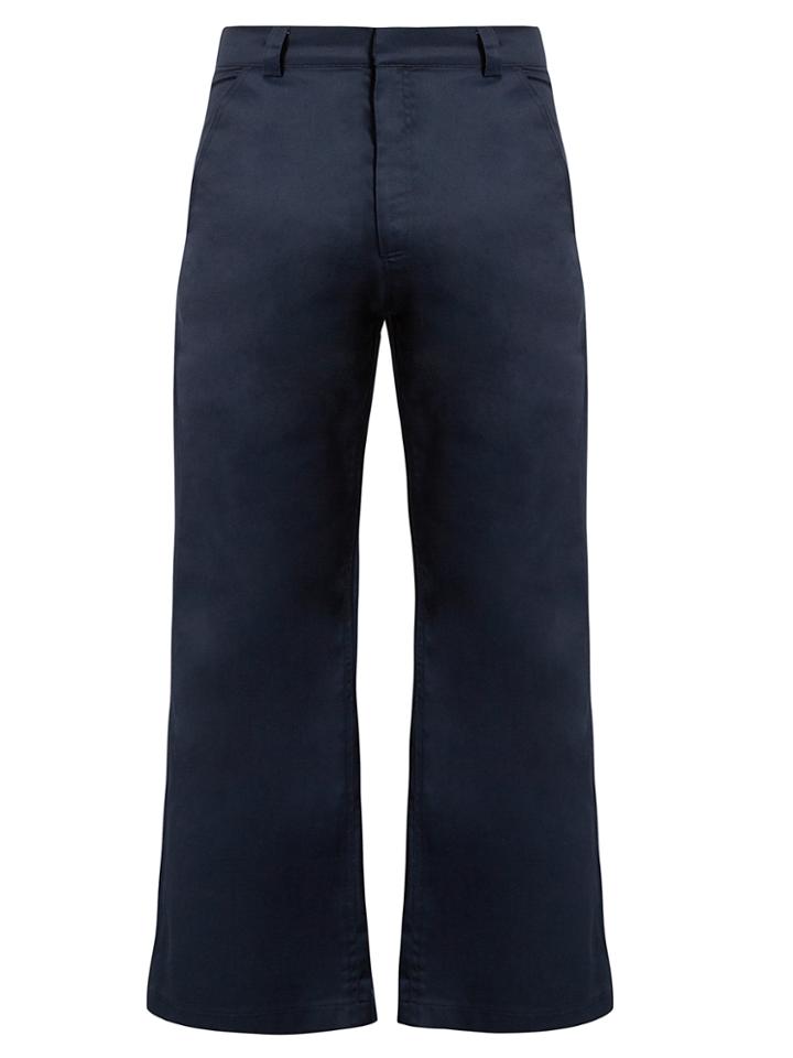 Martine Rose High-rise Kick-flare Cotton Cropped Trousers