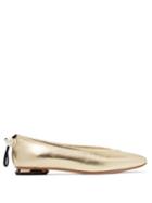 Matchesfashion.com Nicholas Kirkwood - Delfi Pearl Toggle Leather Ballet Flats - Womens - Light Gold