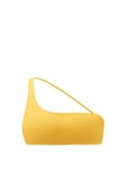 Matchesfashion.com Jade Swim - Apex One-shoulder Bikini Top - Womens - Yellow