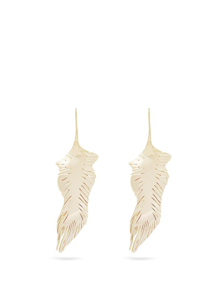 Valentino Leaf Drop Earrings