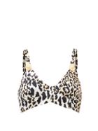 Matchesfashion.com Reina Olga - Marylin Leopard-print Bikini Top - Womens - Leopard