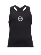 Matchesfashion.com Gmbh - Multi-strap Logo-print Cotton-blend Tank Top - Mens - Black