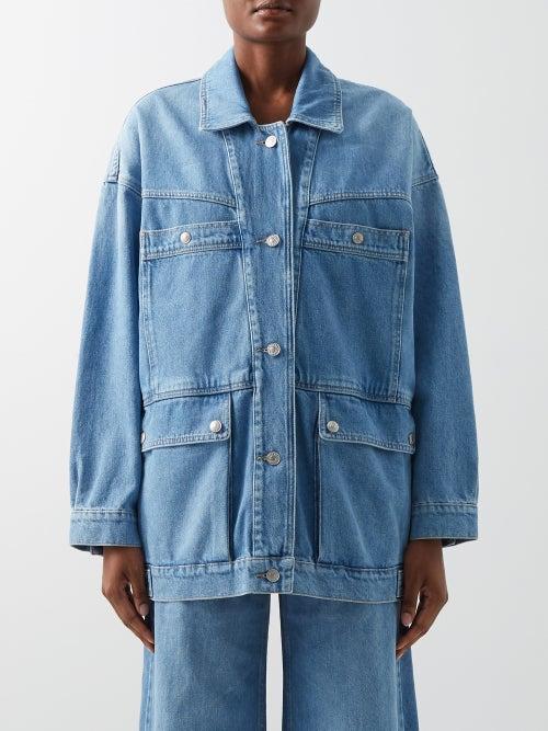 Isabel Marant - Paolo Patch-pocket Denim Shirt - Womens - Light Denim