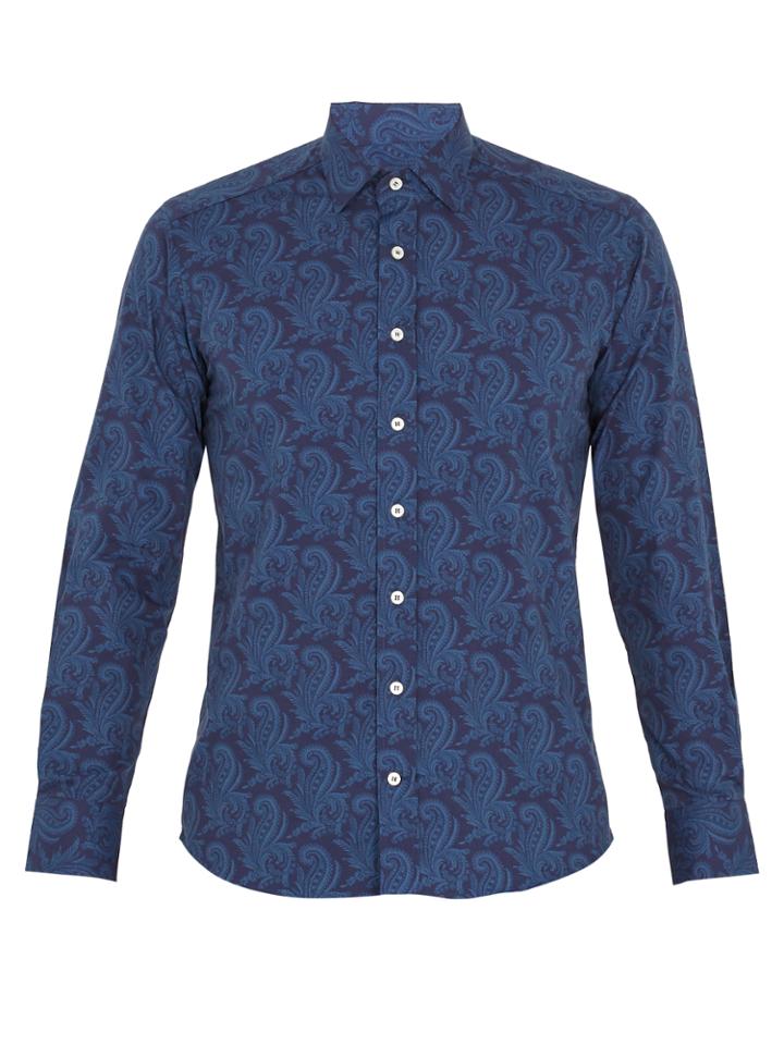 Etro Paisley-print Cotton Shirt