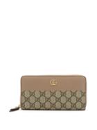 Gucci - Petite Marmont Leather Continental Wallet - Womens - Pink Multi
