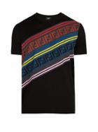 Matchesfashion.com Fendi - Ff Print Cotton T Shirt - Mens - Black Multi