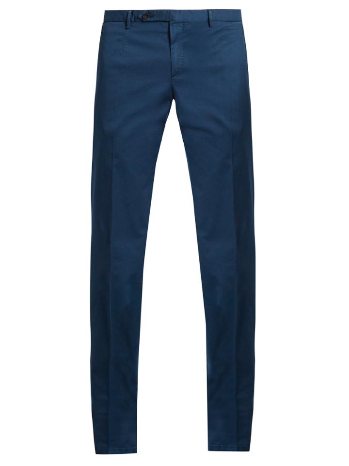 Boglioli Slim-leg Stretch-cotton Trousers