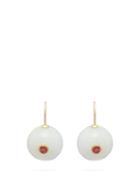 Matchesfashion.com Lizzie Fortunato - Comet Tourmaline Earrings - Womens - White