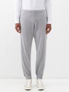 Ghiaia Cashmere - Elasticated-waist Cashmere Track Pants - Mens - Grey