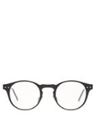 Matchesfashion.com Bottega Veneta - Round Aluminium Glasses - Mens - Black