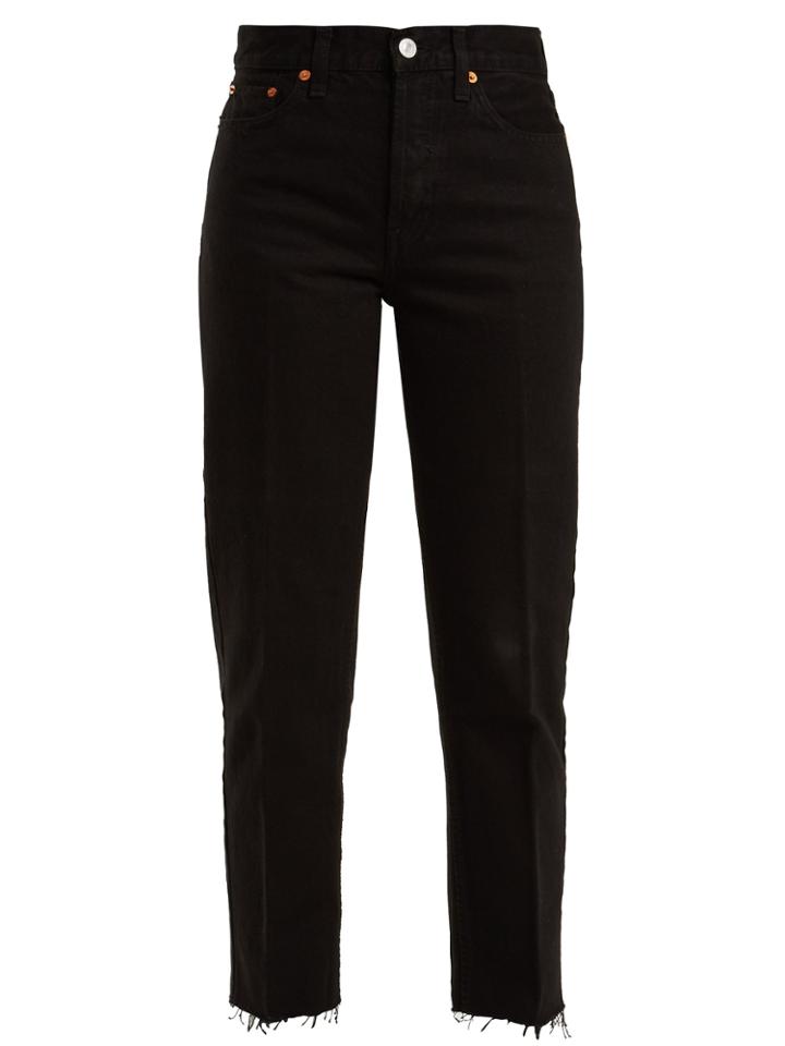 Re/done Originals Stove Pipe High-rise Jeans