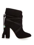 Aquazzura X Poppy Delevingne Moonshine Ankle Boots