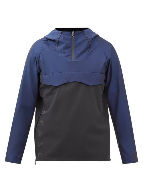 Sease - Backflip Hooded Wool-blend Jacket - Mens - Blue