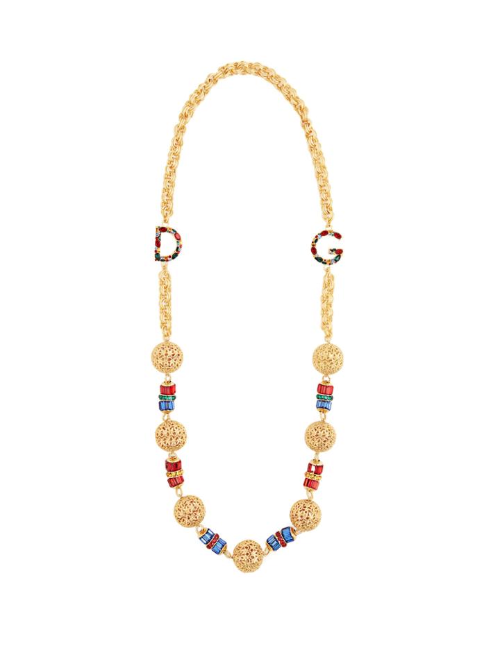 Dolce & Gabbana Charm-embellished Chain Necklace