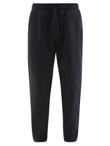 Cdlp - Embroidered Recycled Organic Cotton Track Pants - Mens - Black