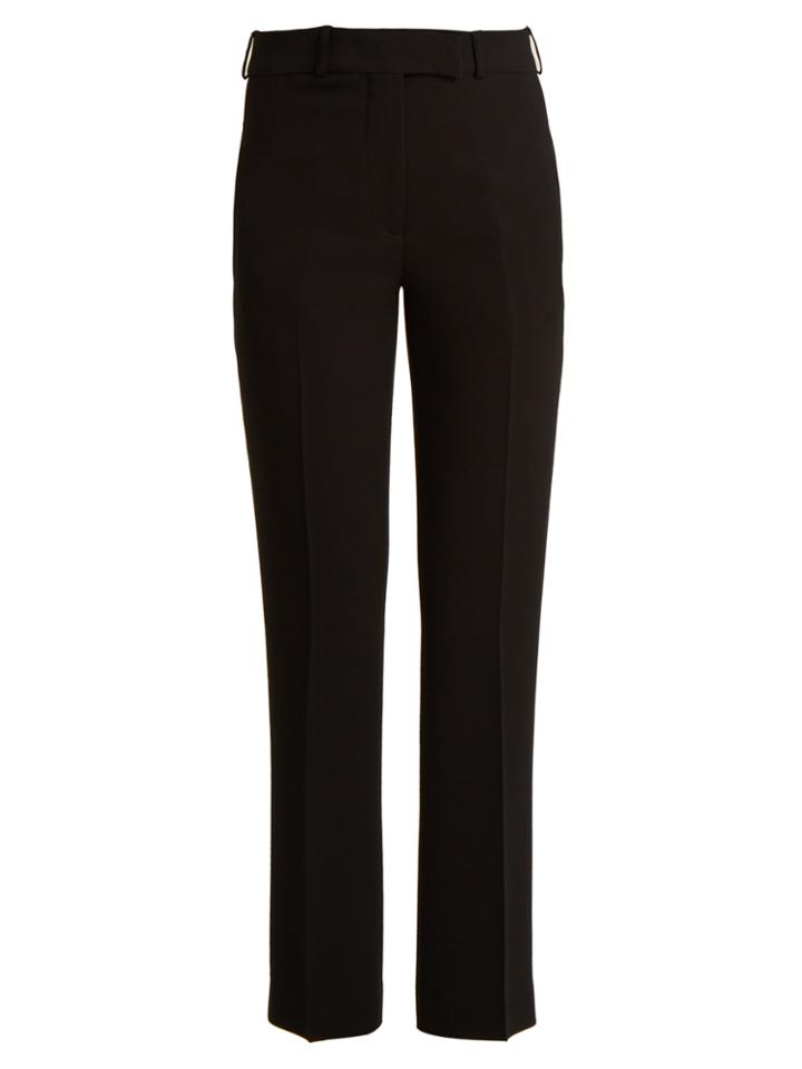 Etro Violante Straight-leg Cropped Crepe-cady Trousers