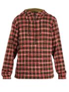 Matchesfashion.com Missoni - Checked Knitted Cotton Blend Hooded Sweater - Mens - Red Multi
