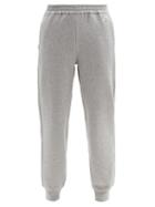 Matchesfashion.com Moncler - Logo-patch Cotton-blend Jersey Track Pants - Womens - Grey