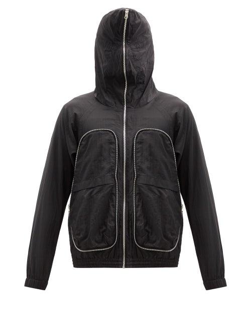 Matchesfashion.com Arnar Mar Jonsson - Zip-hood Ripstop Jacket - Mens - Black