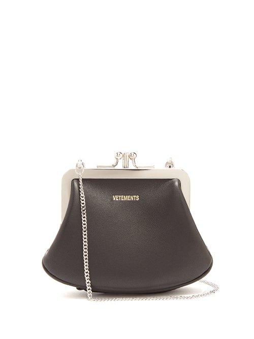 Matchesfashion.com Vetements - Granny Small Bag - Womens - Black