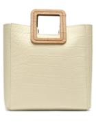 Matchesfashion.com Staud - Shirley Crocodile Effect Leather Tote Bag - Womens - Cream Multi