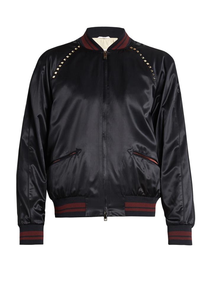 Valentino Rockstud Untitled #14 Bomber Jacket