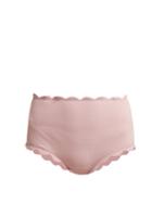 Matchesfashion.com Marysia - Venice Scallop Edge Bikini Briefs - Womens - Light Pink