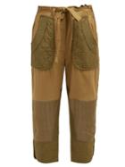 Matchesfashion.com Sea - O Keefe Cotton Twill Trousers - Womens - Khaki