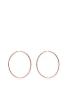 Matchesfashion.com Lynn Ban - Sapphire & Rose Gold Plated Hoop Earrings - Womens - Pink