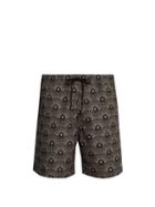 Matchesfashion.com Saturdays Nyc - Timothy Art Deco Print Swim Shorts - Mens - Black Multi