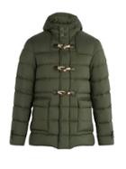 Matchesfashion.com Herno - Legend Montgomery Hooded Quilted Down Jacket - Mens - Green
