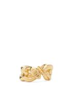 Matchesfashion.com Alan Crocetti - Nashash Mini Ruby & Gold-plated Ear Cuff - Mens - Gold