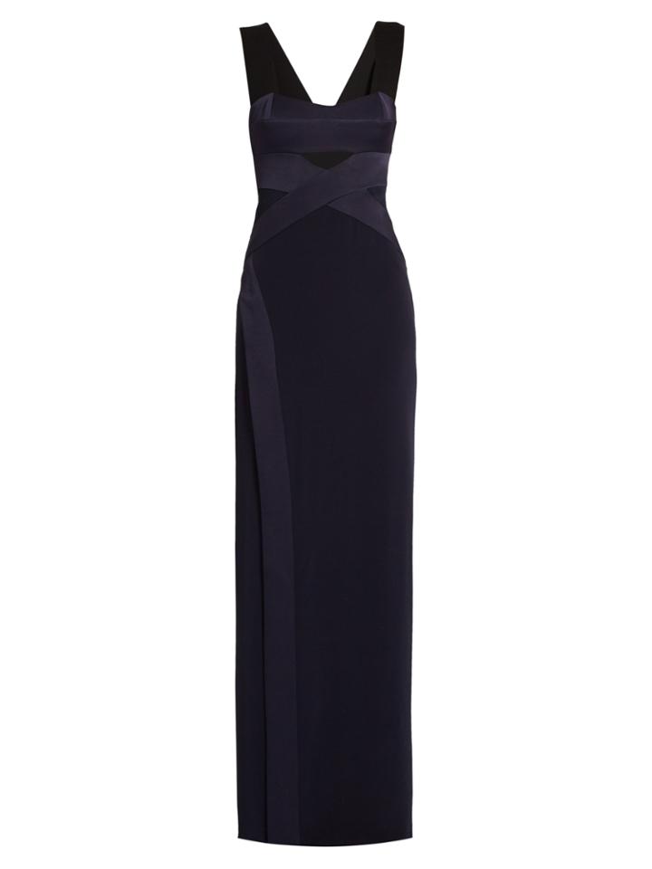 Galvan Peek-a-boo Cut-out Gown