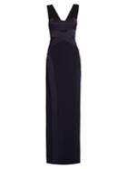 Galvan Peek-a-boo Cut-out Gown