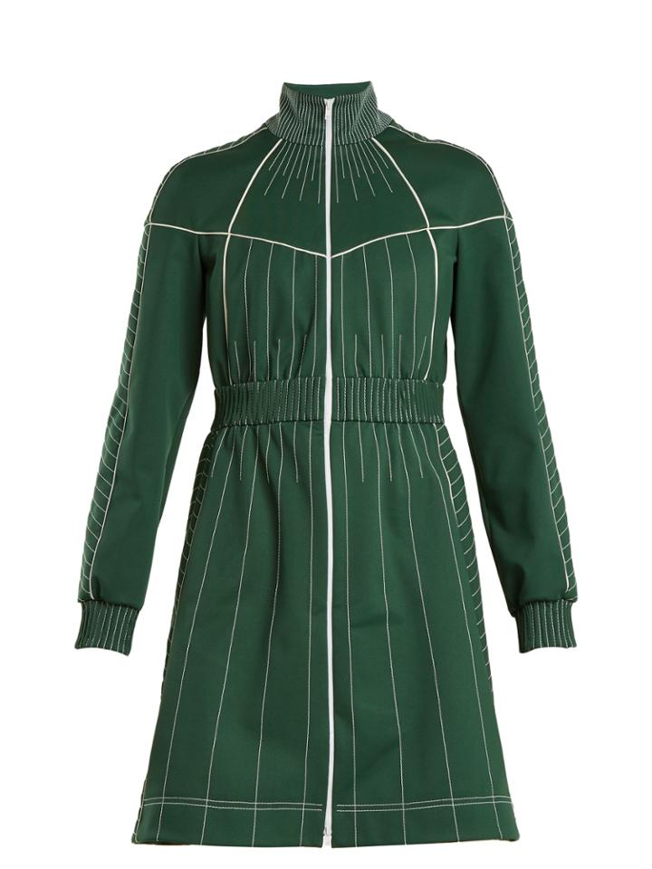 Valentino High-neck Jersey Dress