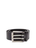 Raey - Wide Bridle-leather Belt - Mens - Black